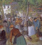 Camille Pissarro Market oil painting reproduction